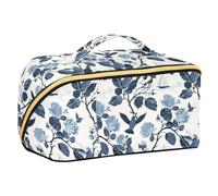 Yoogain Ocean Beach Ocean Style Roses Safari Borsa da viaggio con divisori Essentials Makeup Bag con manico verticale autoportante