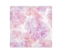 Yoogain Personalizzabile Colorato Trasparente Fiore ArtCosmetic Sacchetti Panno Protettivo Sacchetto Cosmetico Organizzatore Wrap 21.7 X 21.7 Wrapper Per Articoli Da Toeletta, Arte floreale