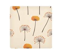 Yoogain Personalizzabile Dente di Leone CamelToiletries Sacchetti Camera Lens Panno Protettivo Make Up Organizzatori Wrap 21.7 X 21.7 Wrapper Per Articoli Da Toeletta, Tarassaco Cammello, 21.7x21.7in