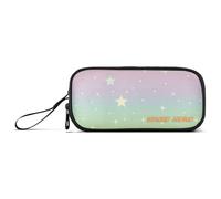 Yoogain Personalizzabile Luna Nylon Matita Borse Per La Scuola Grande Capacità Mesh Pen Pencil Case Cancelleria per Insegnante di Scuola Media