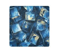 Yoogain Personalizzabile Nero e Rosso Cherry CocktailMake Up Bag Camera Lens Panno Magico Organizzatore Cosmetico Wrap 21.7 X 21.7 Wrapper Trucco Per Le Donne, Cocktail di ciliegie nere e rosse,