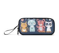 Yoogain Personalizzabile Piccolo Animale Partito Nylon Matita Bag Pen Case Slot Ad Alta Capacità Cassa di Matita Cancelleria per l'Insegnante di College