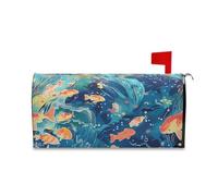 Yoogain Piccolo pesce sul fondo del mare Kawaii stile decorativo cassetta postale coperture magnetiche per San Valentino carino San Valentino coperture magnetiche di dimensioni standard Caja de