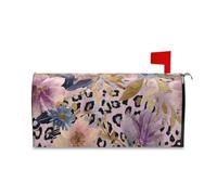 Yoogain Retro Fiore Dorato Glitter Decorativo Mailbox Coperture per l'autunno Unico Mardi Gras Mailbox Formato Standard Copertura para buzon