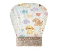 Yoogain Sacco a pelo per cani e gatti, colore chiaro, a forma di cartone animato, per gatti, cuccioli, rifugio per il freddo carino, morbido, autoriscaldante