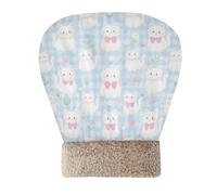 Yoogain Simpatico cartone animato bianco gatti gatti letto borse per interni animali domestici gattini sacco freddo semichiuso