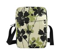 Yoogain St.patrick Borsa a tracolla verde con fiori carino borsa a tracolla casual per tutti i giorni borsa a tracolla tracolla tracolla regolabile per uso quotidiano all'aperto