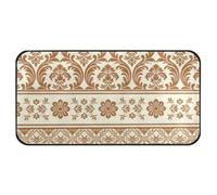 Yoogain Tappeto retrò Bobo floreale a righe Palid 99,1 x 50,8 cm