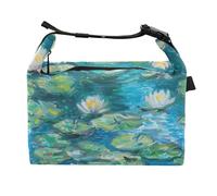 Yoogain Water Lily Kids Borse isolate con manici Ragazzi Cooler Bag per College Gym