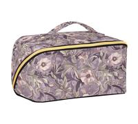 Yoogain William Morris - Trousse da viaggio con motivo floreale, color malva, con divisori