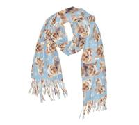 Yoogain Yorkshire Terrier Cani Chic Blu scialli e avvolge caldo Imitazione cashmere sciarpe invernali per le donne per ufficio