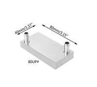 Yooghuge Alluminio Blocco di Raffreddamento Ad Acqua Dissipatore di Calore Per Macchina Minatore Standard Water Blocks 40x120mm 40x80mm 40x160mm Computer Dissipatore di Calore Pin CPU Radiatore