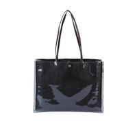 Yooghuge Borsa a tracolla di grande capacità per la donna elegante borsa della spesa semplice femminile maniglia superiore borsa alla moda donna grande capacità borsa femminile shopping spalla, Nero