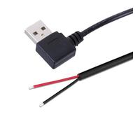 Yooghuge Cavo di alimentazione USB Open End Cavo di Alimentazione Per Ventilatore Luce Registratore di Guida 22AWG USB Maschio 2 Pin Cavo di Ricarica Cavo di Alimentazione