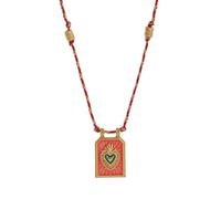 Yooghuge Collana con ciondolo a forma di carta dei tarocchi ispirata all'epoca con motivi unici in stile retrò artistico per le donne gioielli con ciondolo artistico, Misura unica, come descritto