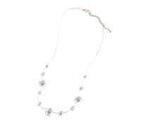 Yooghuge Collana moderna regolabile con cristalli a goccia, robusta lega di zinco, accessorio per eventi serali o stili casual collana con cristalli a goccia di rugiada, Misura unica, come descritto
