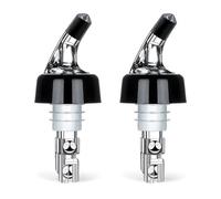 Yooghuge Dispenser per vino a sfera in acciaio inox, 30 ml, dispositivo di versamento esatto a prova di perdite, beccuccio dosatore automatico misurato in acciaio, versatore per vino a sfera per