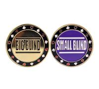 Yooghuge Metal Chip Button Rivenditori Dischi Pulsanti Carte Guardia Protector Moneta Metallo Donne Uomo Rivenditori Dischi Bottoni Chip da Collezione