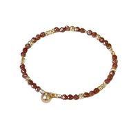 Yooghuge Miniature Pietre preziose colorate per le donne Handmade perline catena da polso accessori moda accessorio per il partito fatto a mano perline, Misura unica, come descritto