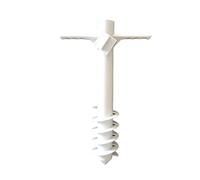 Yooghuge Ombrellone da spiaggia sabbia con vite a 5 livelli Supporto portatile da giardino Outdoor Rain Gear Beach Stand Holder Heavy Duty per vento resistente regolabile altezza