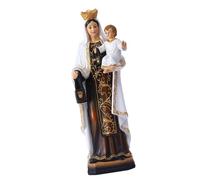 Yooghuge Scultura senza tempo madre e bambino in resina display da tavolo statua madre per controsoffitti natalizi mensole tavolo scultura religiosa