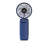 Yooghuge Ventilatore da appendere al collo ad alta velocità pieghevole in ABS con struttura silenziosa Dispositivo di raffreddamento adatto per uso interno ed esterno Ventilatore pieghevole portatile
