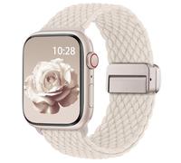 Yoohoo Cinturini Compatibile con Apple Watch 49mm 46mm 45mm 44mm 42mm 41mm 40mm 38mm, Magnetico Nylon Solo Loop per iWatch 11 10 9 8 7 6 5 4 3 2 1 Ultra SE 3 2 1, Cinturino Intrecciato Elastico