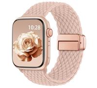 Yoohoo Cinturini Compatibile con Apple Watch 49mm 46mm 45mm 44mm 42mm 41mm 40mm 38mm, Magnetico Nylon Solo Loop per iWatch 11 10 9 8 7 6 5 4 3 2 1 Ultra SE 3 2 1, Cinturino Intrecciato Elastico