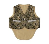YOOJIA Top Gentiluomo Senza Maniche Elegante Gilet Stampato Vintage Medievale Per Il Bambino Cena Di Gala Festa Halloween 0-18 Mesi, oro, 3-6 Mesi