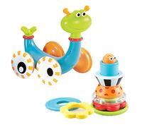 Yookidoo - Crawl 'N' Go Snail: Giocattolo a forma di Lumaca Interattiva e Musicale per Incentivare il Gattonamento