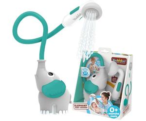 Yookidoo - Doccetta da bagno elefante grigio e verde foresta
