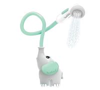 Yookidoo - Doccetta da bagno elefante turchese - giocattolo bagno per bambini - gioco bagno e doccia risveglio dei sensi - tubo per aspergatore giocattolo per il bagno - regalo per bambini da 0 a 2