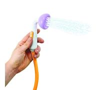 Yookidoo - Doccia da bagno con elefante viola, gioco da bagno e doccia per il risveglio dei sensi, spruzzatore per doccetta, regalo per bambini da 0 a 2 anni