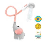 Yookidoo - Doccetta elefante rosa per il bagnetto, giocattoli per il bagnetto e la doccia risveglio dei sensi, tubo spruzzatore giocattolo per il bagnetto, regalo per bambini da 0 a 2 anni
