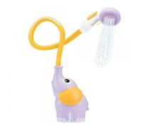 Yookidoo - Doccia da bagno con elefante viola, gioco da bagno e doccia per il risveglio dei sensi, spruzzatore per doccetta, regalo per bambini da 0 a 2 anni