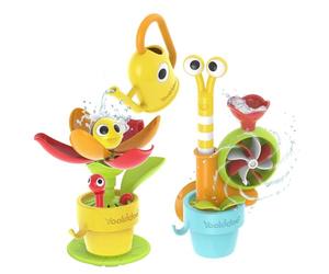 Yookidoo Giocattolo da bagno pop-up da giardino: pacchetto divertente per vasca da bagno Pour N Grow - Gioco di apprendimento fantasioso con fiori e lumache per bambini e neonati dai 18 anni in su. No