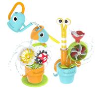 Yookidoo Giocattolo da bagno pop up da giardino - Pour N Grow divertimento vasca da bagno - Gioco di apprendimento fantasioso con fiore e lumaca per bambini e bambini dai 18 anni in su, non sono