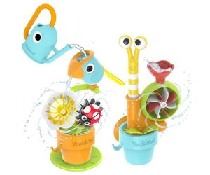 Yookidoo Giocattolo da bagno pop up da giardino - Pour N Grow divertimento vasca da bagno - Gioco di apprendimento fantasioso con fiore e lumaca per bambini e bambini dai 18 anni in su, non sono