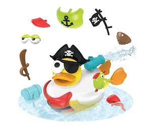 Yookidoo - Jet Duck, papera pirata, Giocattolo da Bagno a Batteria, con Cannone Spara acqua e Portaoggetti, per Bambini da 2-6 Anni