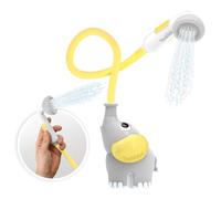Yookidoo Soffione doccia per bagnetto, a forma di elefante, giocattolo per il bagno e per il bagnetto, per neonati nella vasca o nel lavandino (giallo)