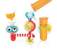 Yookidoo Spin 'N' Sprinkle - Giocattolo per bagnetto per bambini, trasparente, con ingranaggi rotanti e occhi finti, si attacca a pareti di qualsiasi dimensione (1-3 anni)