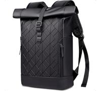 Yooler Rolltop - Zaino da uomo, 31 l, impermeabile, con scomparto per laptop, zaino da viaggio, per scuola, ciclismo, tempo libero, business, sport, colore nero