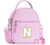 YOOLIFE Borsa regalo per bambine da 3 4 5 6 7 8 9 10 11 12 anni - Borsa a tracolla per bambini con lettere, regalo di compleanno per adolescenti, sorelle, nipote, Colore: rosa., N