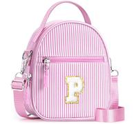 YOOLIFE Borsa regalo per bambine da 3 4 5 6 7 8 9 10 11 12 anni - Borsa a tracolla per bambini con lettere, regalo di compleanno per adolescenti, sorelle, nipote, Colore: rosa., P