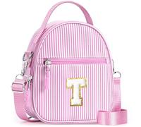 YOOLIFE Borsa regalo per bambine da 3 4 5 6 7 8 9 10 11 12 anni - Borsa a tracolla per bambini con lettere, regalo di compleanno per adolescenti, sorelle, nipote, Colore: rosa., T