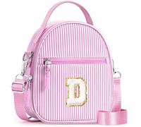 YOOLIFE Borsa regalo per bambine da 3 4 5 6 7 8 9 10 11 12 anni - Borsa a tracolla per bambini con lettere, regalo di compleanno per adolescenti, sorelle, nipote, Colore: rosa., D