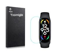 Yoomigle Confezione da 6 pellicole protettive per schermo Xiaomi Mi Band 7 per braccialetto intelligente Mi Band 7 Pellicole protettive per schermo Crystal Clear HD antigraffio anti-impronte