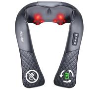 YoooJOY Massaggiatore Shiatsu senza fili 4D per spalle e collo con calore per alleviare il dolore dei tessuti profondi, portatile, per casa, ufficio, auto, regalo rilassante per mamma, papà, uomini e