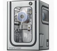 YOOPAI Custodia per stampante 3D per Bambu Lab A1, copertura della stampante con illuminazione LED, involucro a temperatura costante per AMS Lite