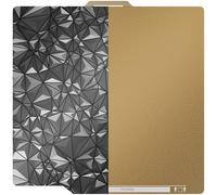 YOOPAI Piatto di PEI Testurizzato + PEO Liscio Doppio Lati 257x257 mm, PEI Sheet Magnetico in Acciaio a Molla per Bambu Lab P1P/P1S/X1